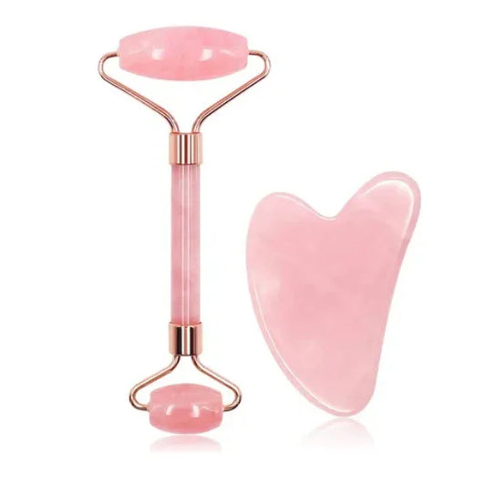 Gua Sha kit + Quartz facial roller